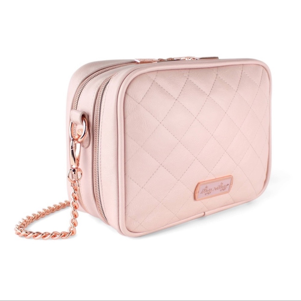 Itzy Ritzy Double Take Blush Crossbody Diaper Bag NWT